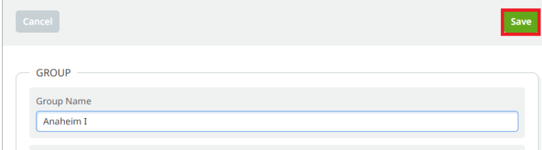 Groups - Editing an Access Group