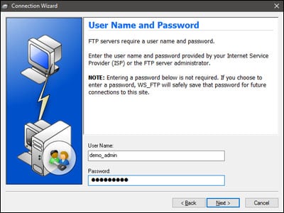 User-name and Password